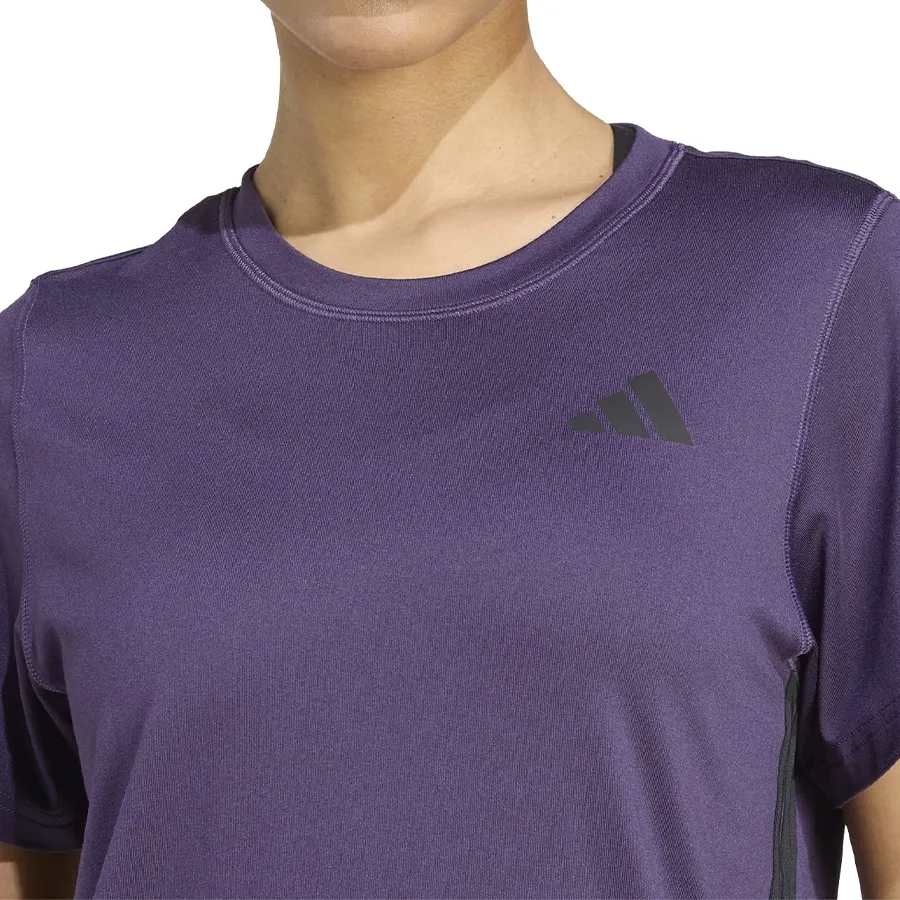 Imagen 3 de 5 de Remera adidas Essentials 3 Tiras-MORADO