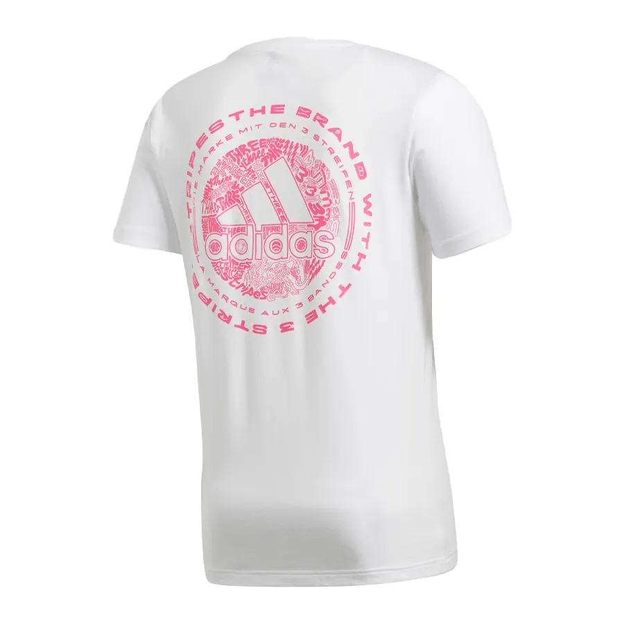 Imagen 1 de 2 de Remera adidas Doodle Emblem-BLANCO