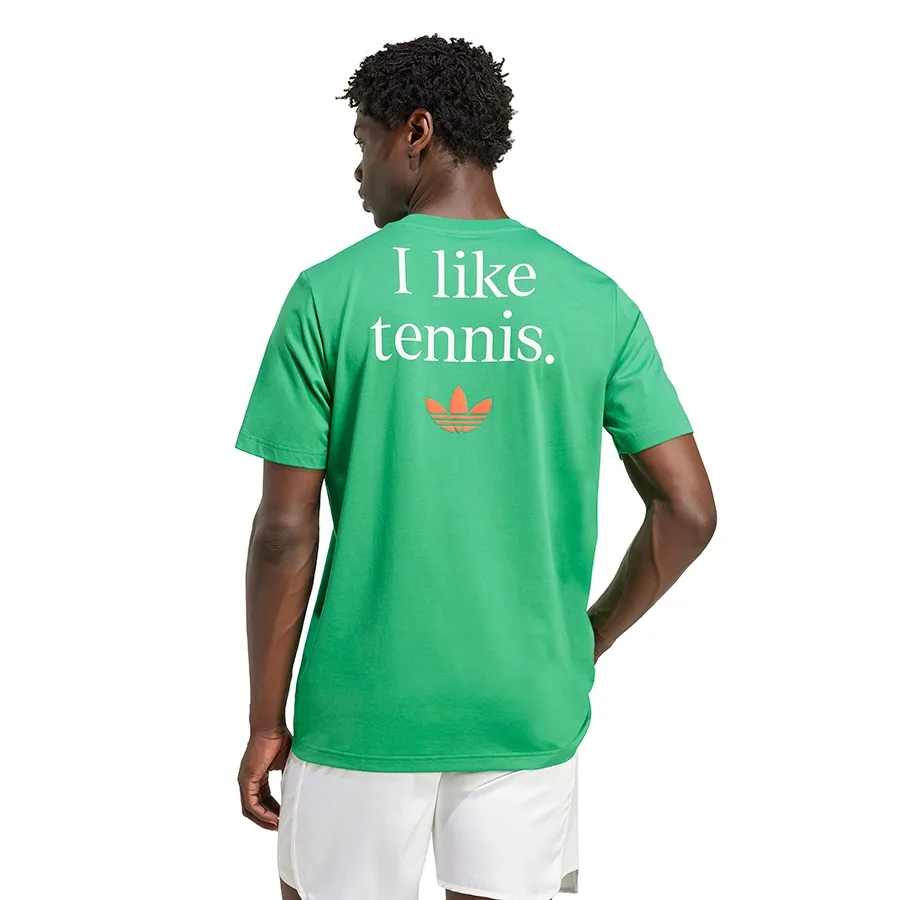 Imagen 1 de 4 de Remera adidas originals Graphic Tenis-VERDE