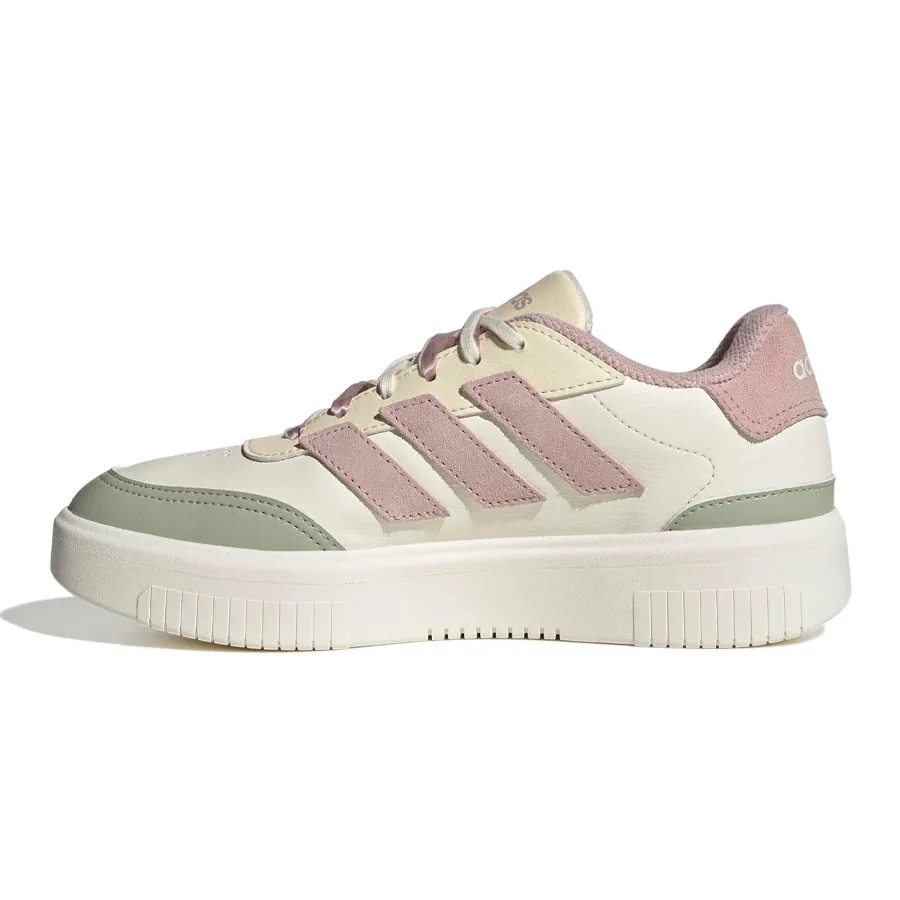 Imagen 1 de 7 de Zapatillas adidas Courtblock Bold-BLANCO/ROSA/VERDE