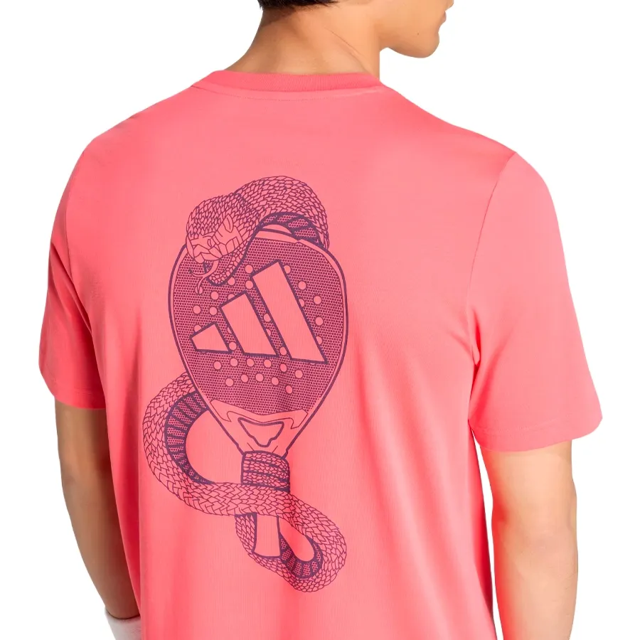 Imagen 4 de 5 de Remera adidas Pádel Graphic-ROSA