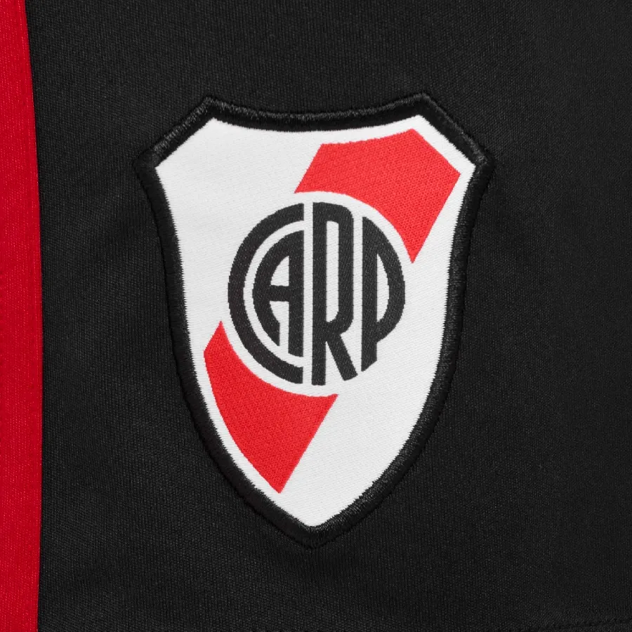 Imagen 2 de 3 de adidas Shorts  Titular River Plate 25/26-NEGRO/ROJO/BLANCO