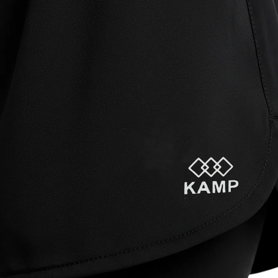 Imagen 3 de 4 de Short Kamp Con Calza 26-NEGRO