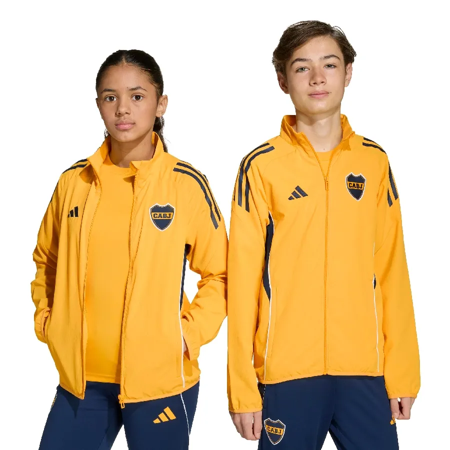 Imagen 3 de 5 de Campera adidas Presentación De Boca Juniors Tiro 25 Competition-AMARILLO