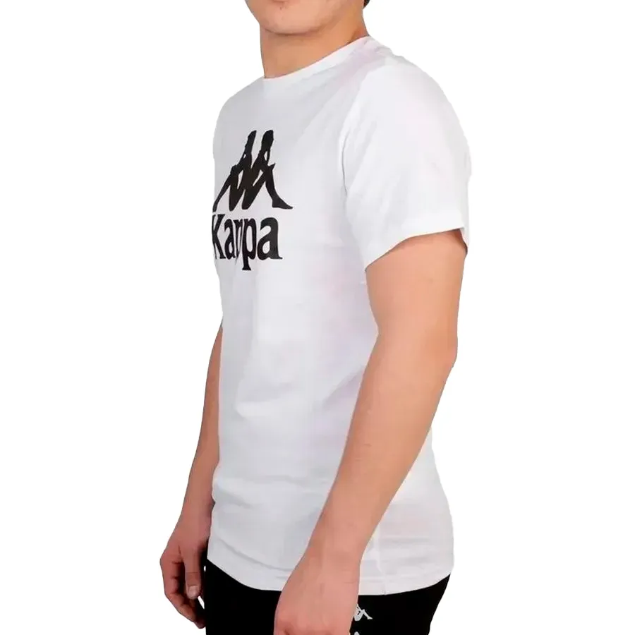 Imagen 1 de 3 de Remera Kappa Authentic Estessi Slim-BLANCO/NEGRO