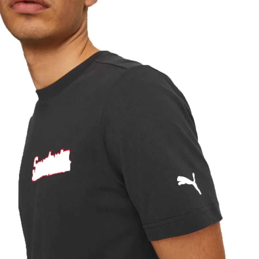 Imagen 1 de 3 de Remera Puma Ferrari Race-NEGRO/ROJO