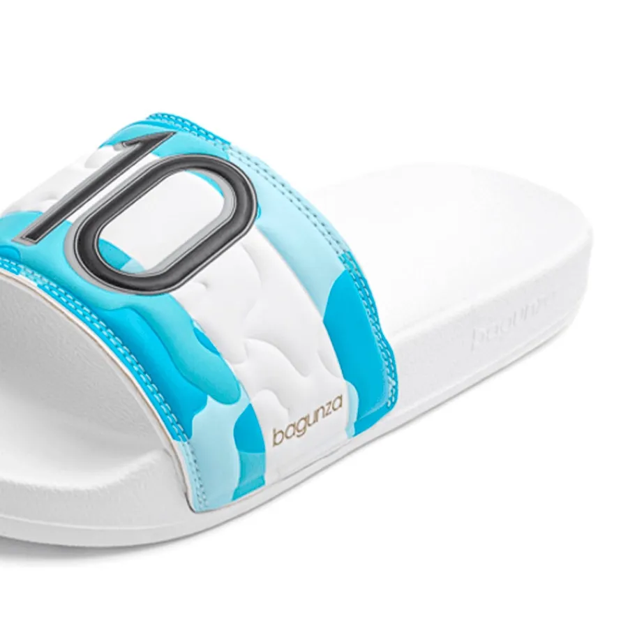 Imagen 3 de 4 de Ojotas Bagunza Ojota Mess10 Titular-BLANCO/CELESTE