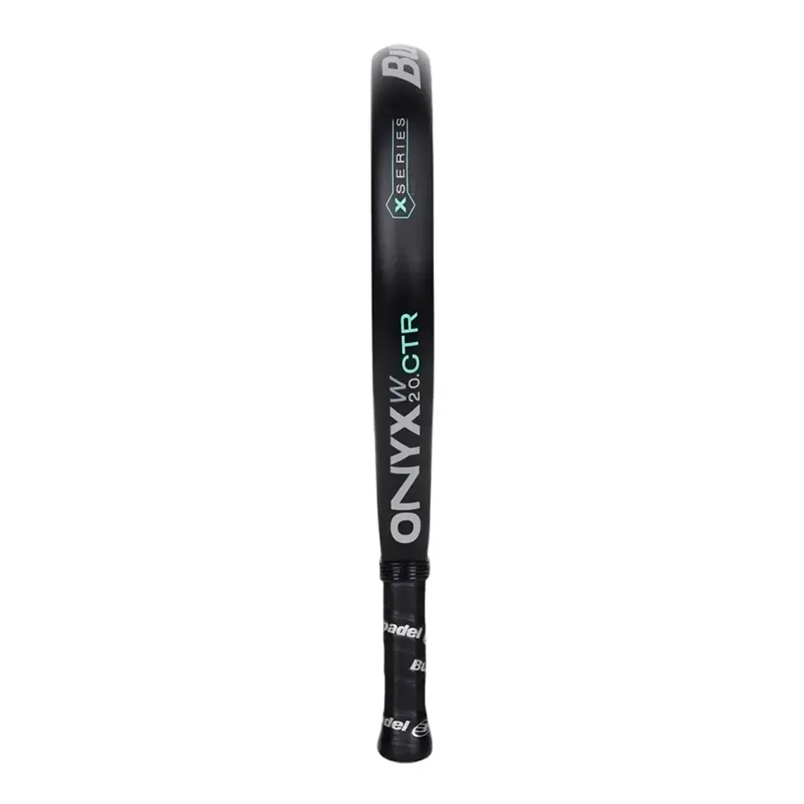 Imagen 2 de 5 de Paleta Bullpadel Onyx Control Woman 2.0-NEGRO/CELESTE/GRIS