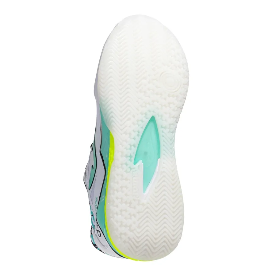 Imagen 3 de 4 de Zapatillas Joma Padel Spin-BLANCO/NEGRO/VERDE AGUA