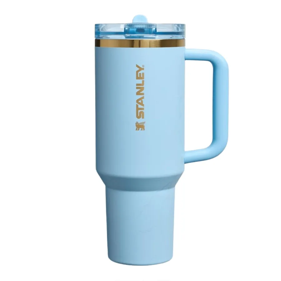 Imagen 0 de 5 de Vaso Quencher ProTour Flip Straw Messi x Stanley 1913 1.18 Lts.-CELESTE/DORADO