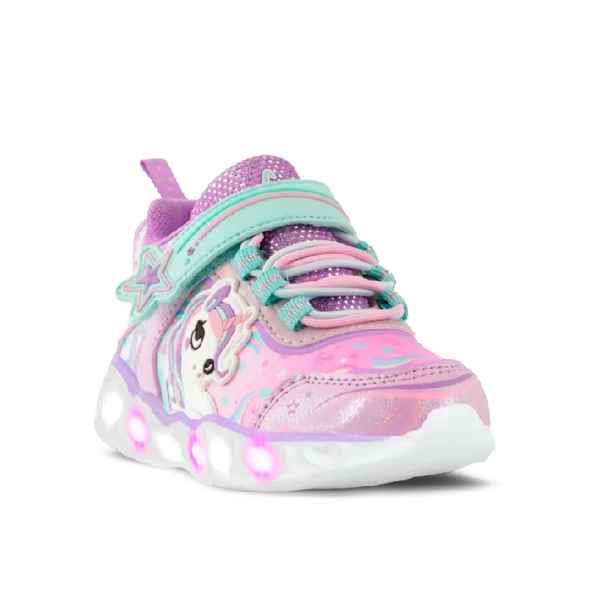 Imagen 1 de 3 de Zapatillas Footy Mini Sweet Unicorn Con Luz Led-LILA/ROSA/VERDE AGUA