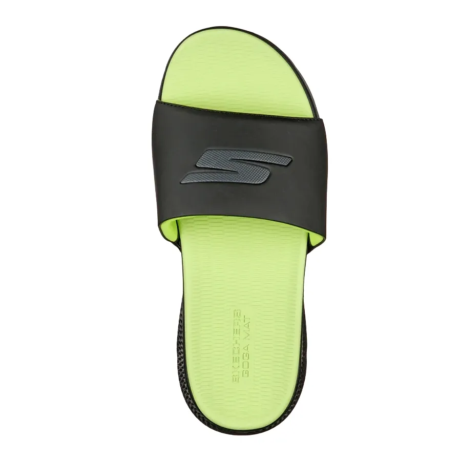 Imagen 3 de 5 de Sandalias Skechers BKLM GO CONSISTENT SANDAL-NEGRO/LIMA