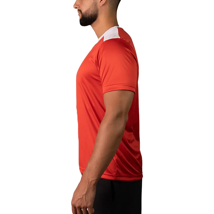 Imagen 3 de 5 de Remera Mitre Coventry San Martín-ROJO/BLANCO