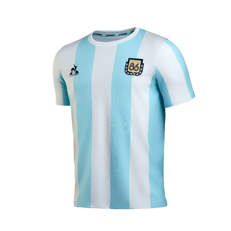 Imagen 1 de 8 de Camiseta Le Coq Sportif Pack Homenaje 86 Titular Argentina-CELESTE/BLANCO