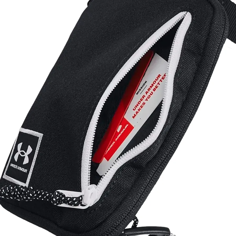 Imagen 3 de 5 de Bandolera Under Armour Loudon Crossbody-NEGRO/BLANCO