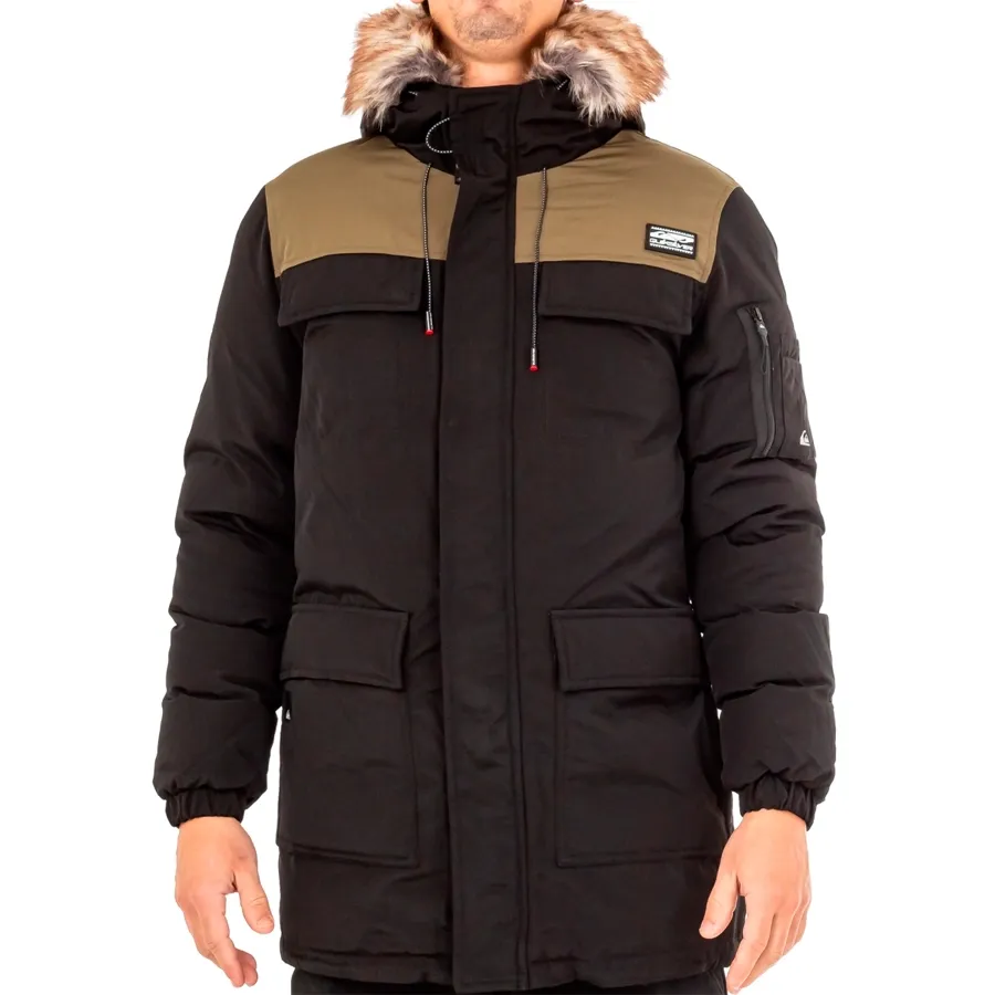 Imagen 0 de 3 de Campera Quiksilver Range Runs-NEGRO/BEIGE