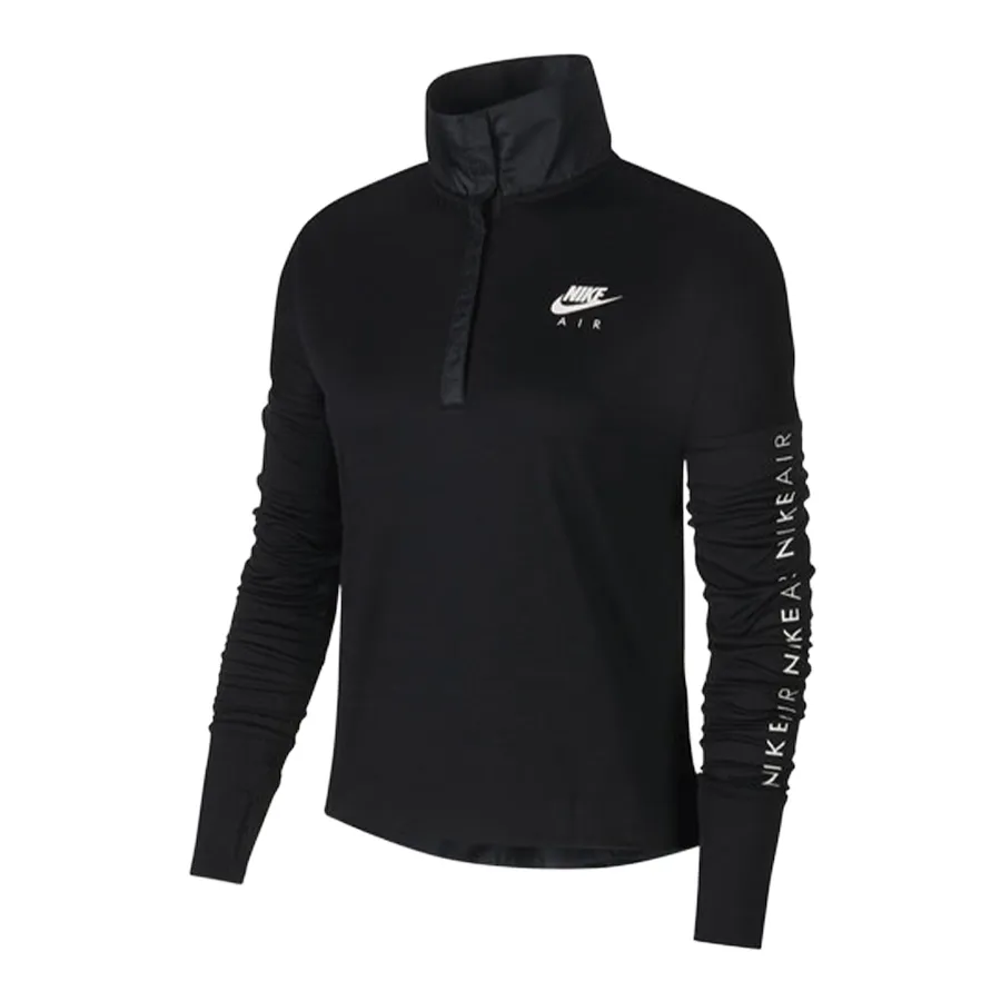 Imagen 3 de 5 de Remera Nike Top Midlayer Air-NEGRO/BLANCO
