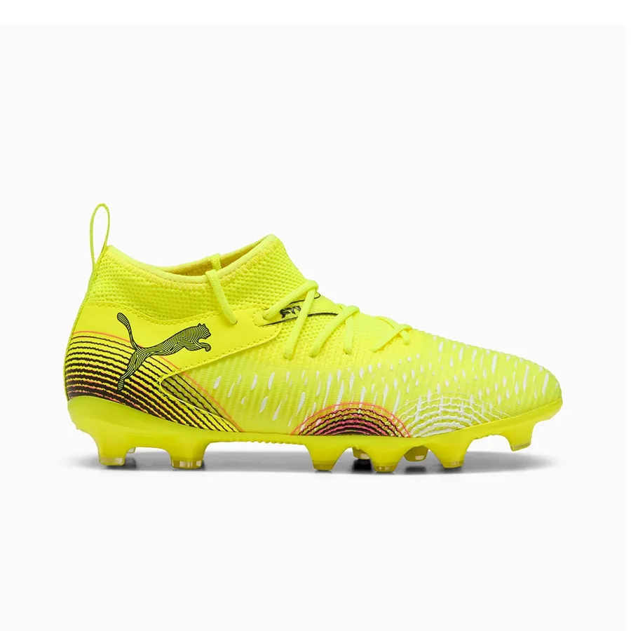 Imagen 0 de 6 de Botines Puma Future 8 Match Fg/Ag Jr-AMARILLO FLUOR/NEGRO