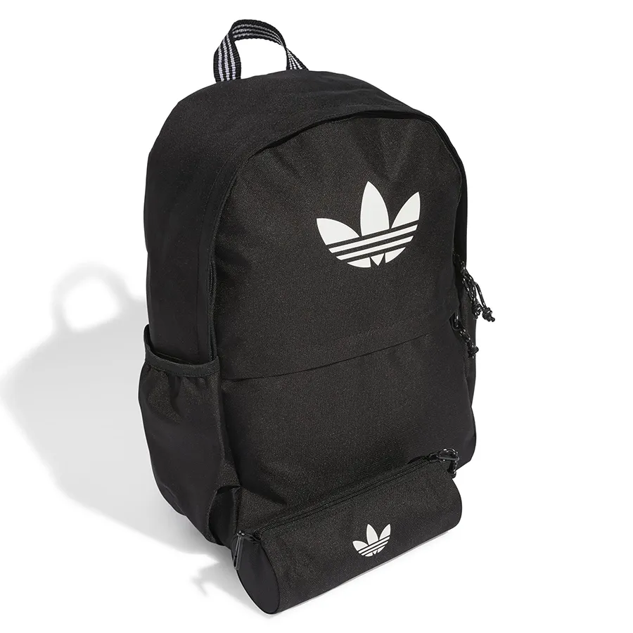 Imagen 2 de 5 de Mochila Adidas Con Cartuchera-NEGRO/BLANCO