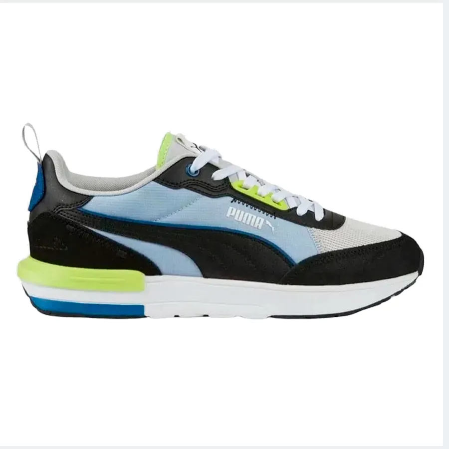 Imagen 0 de 4 de Zapatillas Puma R22-NEGRO/CELESTE/VERDE