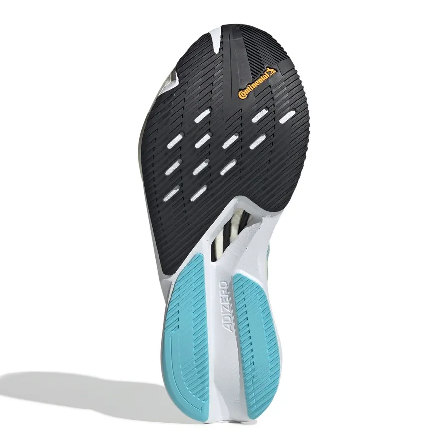 Imagen 4 de 7 de Zapatillas adidas Adizero Boston 12-VERDE AGUA/PLATA/NARANJA