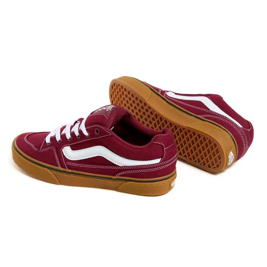 Imagen 2 de 4 de Zapatillas Vans Caldrone-BORDO/BLANCO