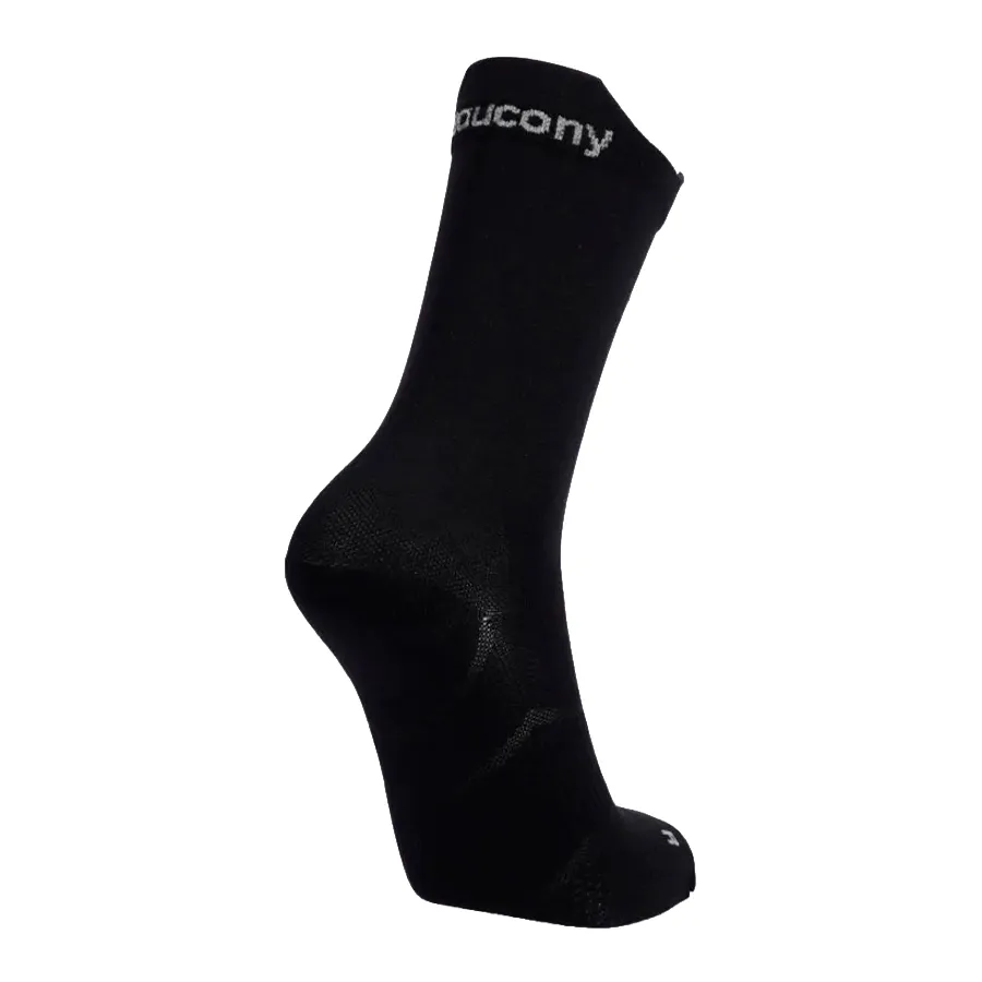 Imagen 4 de 5 de Medias Saucony Elite Crew-BLANCO/NEGRO