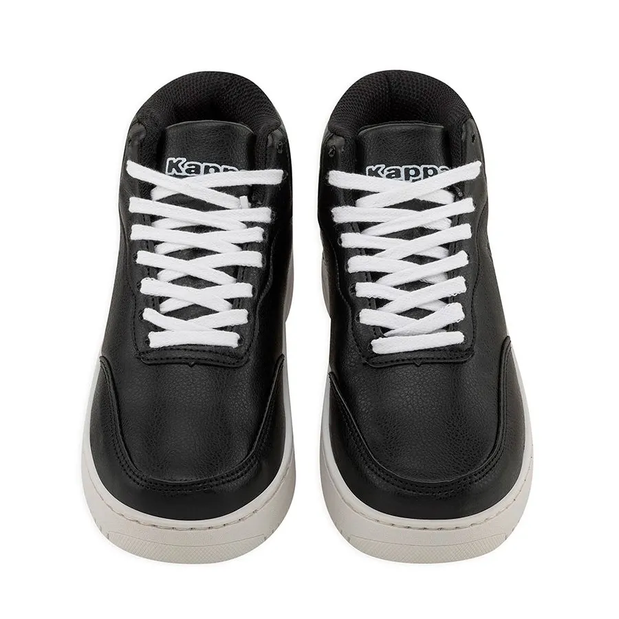 Imagen 4 de 7 de Zapatillas Kappa Logo Linate Mid Kids-NEGRO