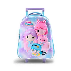 Mochila Footy C/Carro 14" Friends 3D