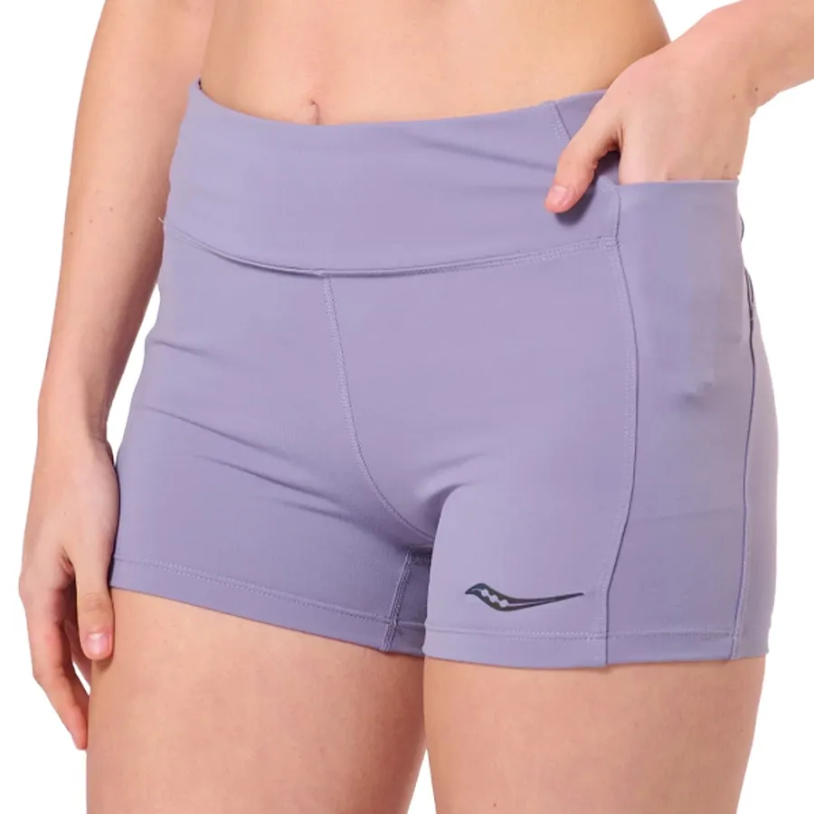 Imagen 2 de 4 de Calza Saucony Corta Fortify 3-LILA