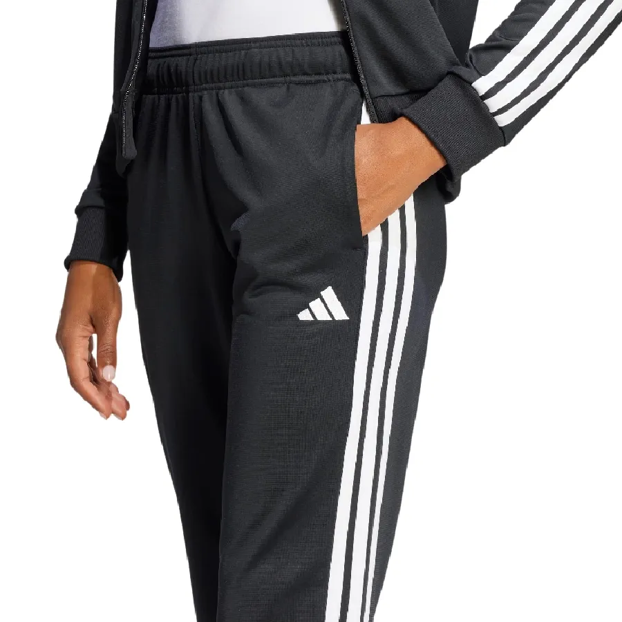Imagen 3 de 5 de Conjunto adidas Essentials 3 Sripes-NEGRO/BLANCO