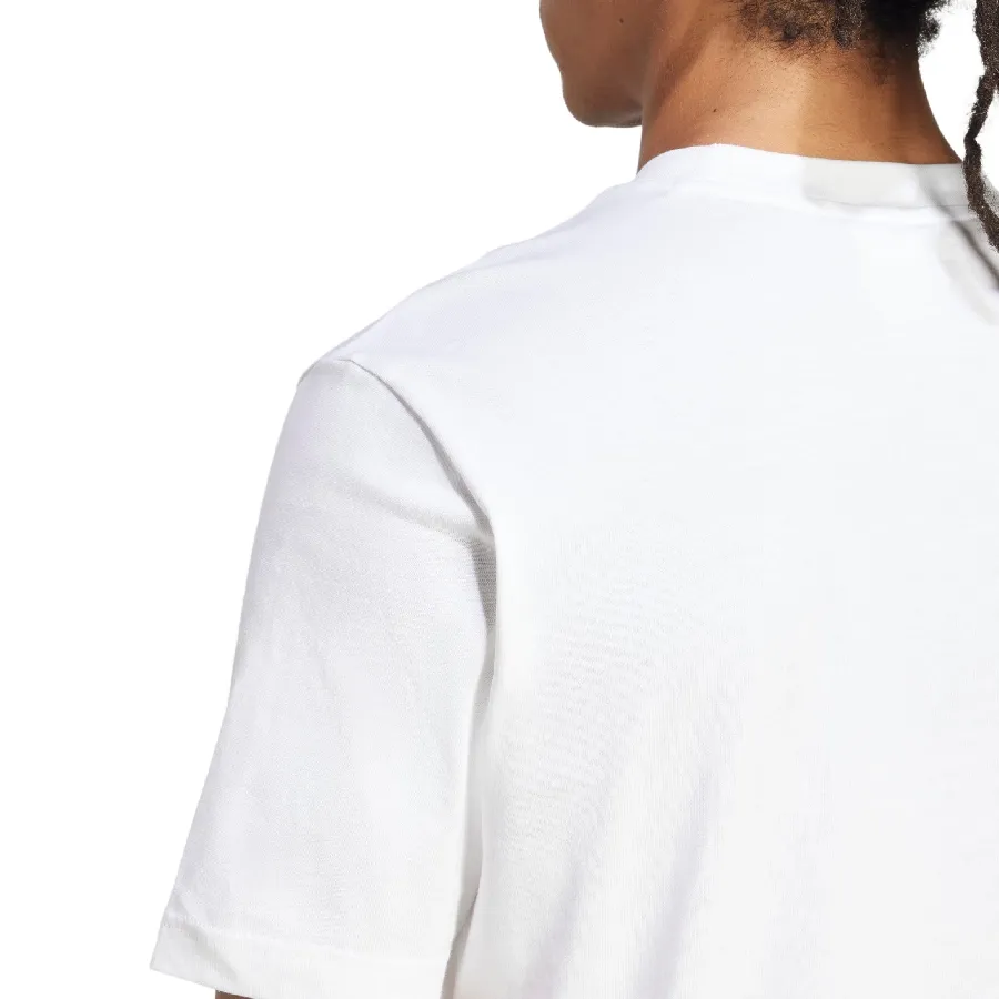 Imagen 4 de 5 de Remera adidas Essentials Small Logo Single-BLANCO