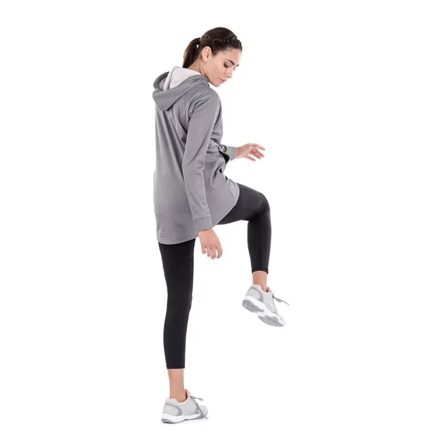 Imagen 1 de 3 de Conjunto Topper Con Calza Wmns I-GRIS/NEGRO