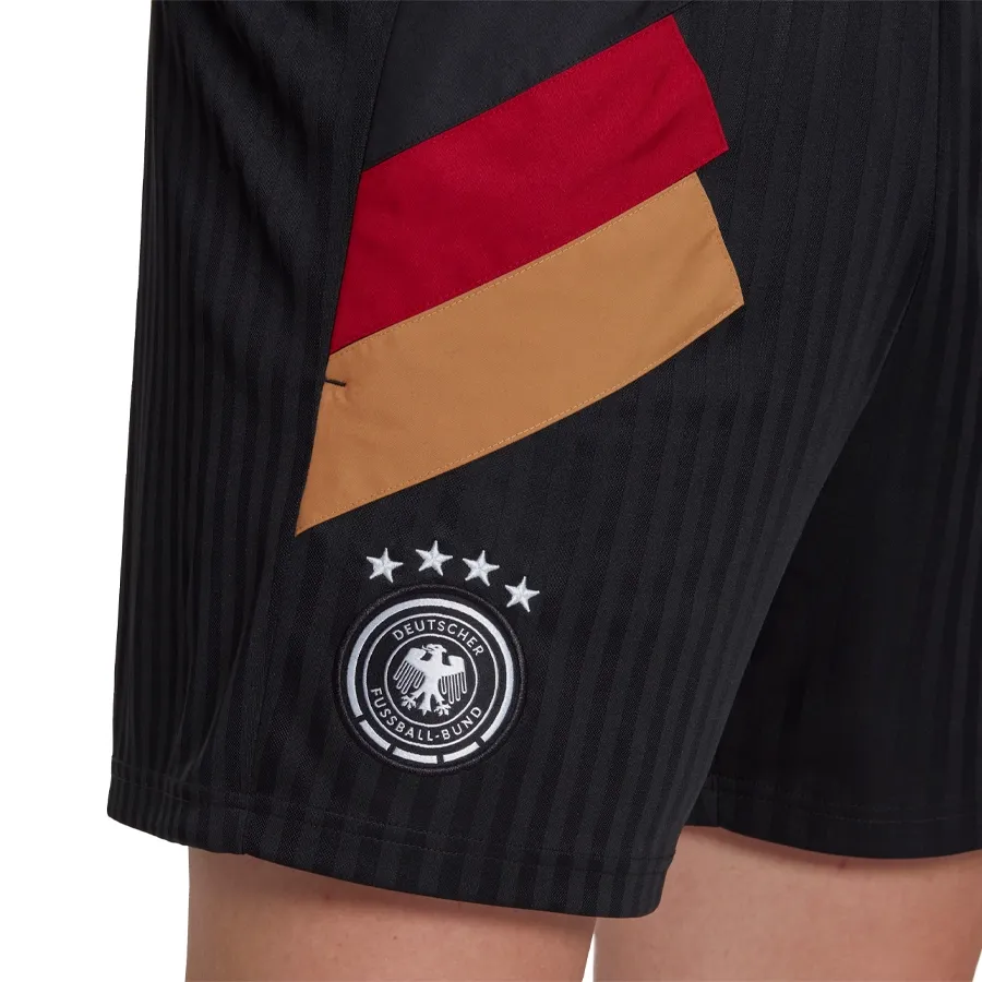 Imagen 2 de 5 de Shorts adidas Icon Alemania-NEGRO/BLANCO