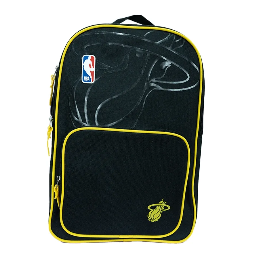 Imagen 2 de 3 de Mochila Nba Heat-NEGRO/AMARILLO