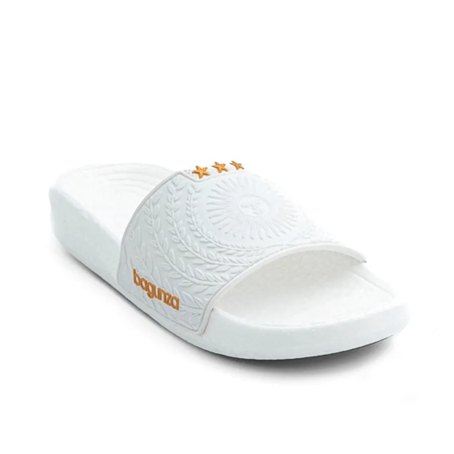 Imagen 2 de 4 de Ojotas Bagunza Argentina Pro Titular-BLANCO/DORADO