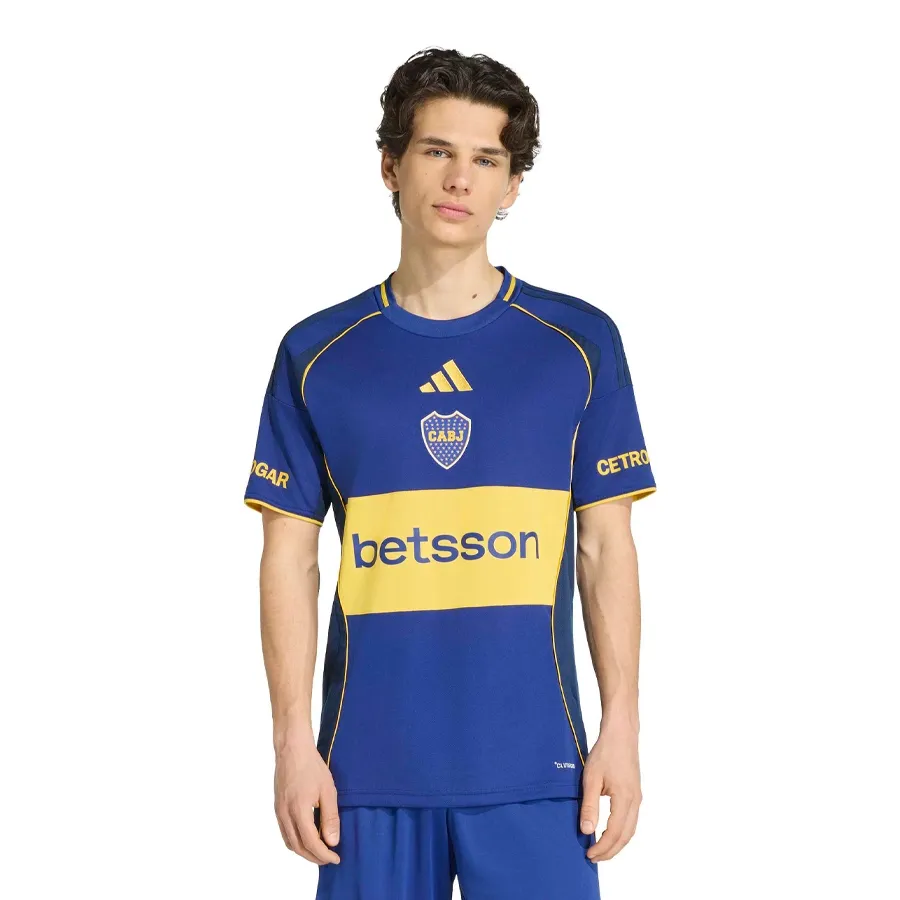 Imagen 0 de 6 de Camiseta adidas Boca Juniors 25 Aniversario Bicampeón De América 2001-AZUL/AMARILLO