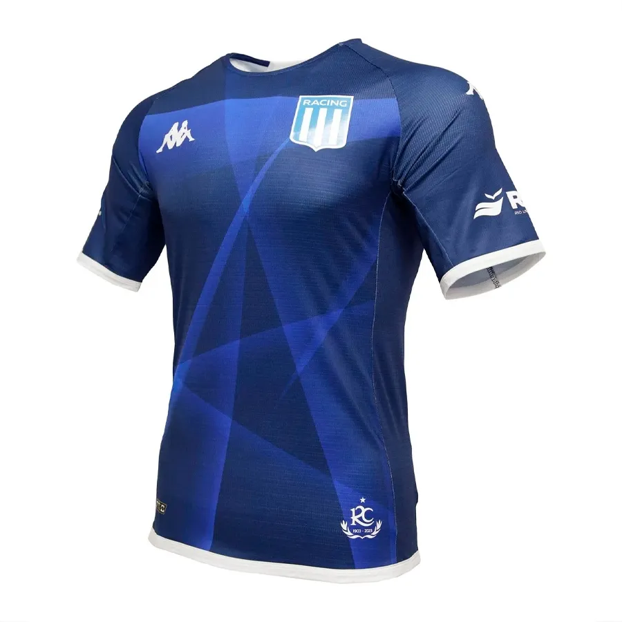 Imagen 2 de 6 de Camiseta Kappa Kombat Regular Away Racing 23-MARINO/AZUL