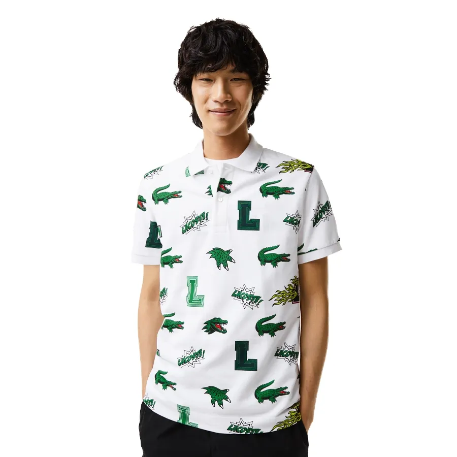 Remera Lacoste Holiday Con Estampado