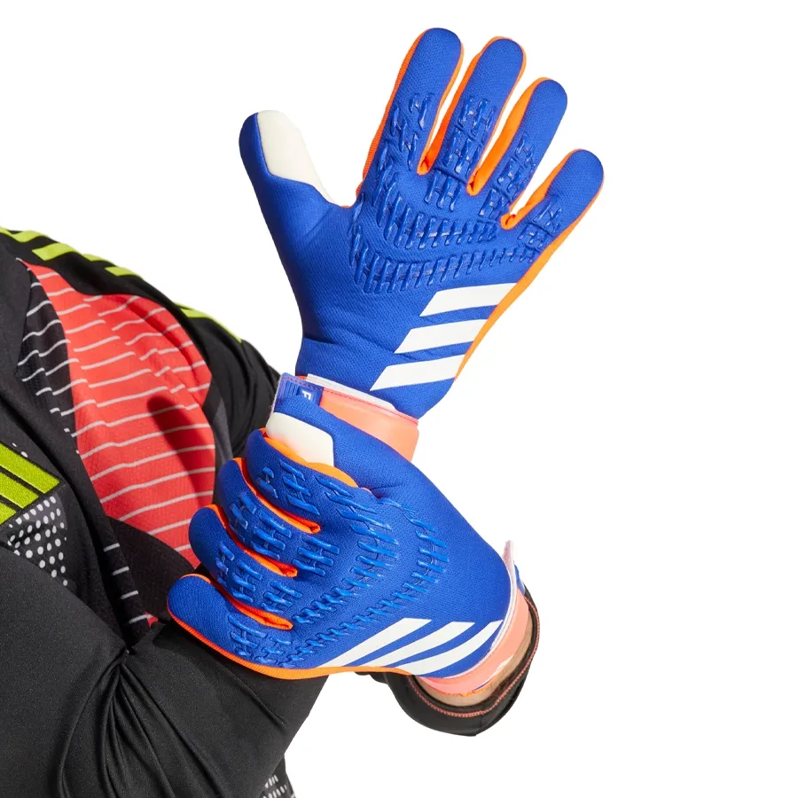 Imagen 1 de 4 de Guantes adidas Predator League-AZUL/BLANCO/NARANJA