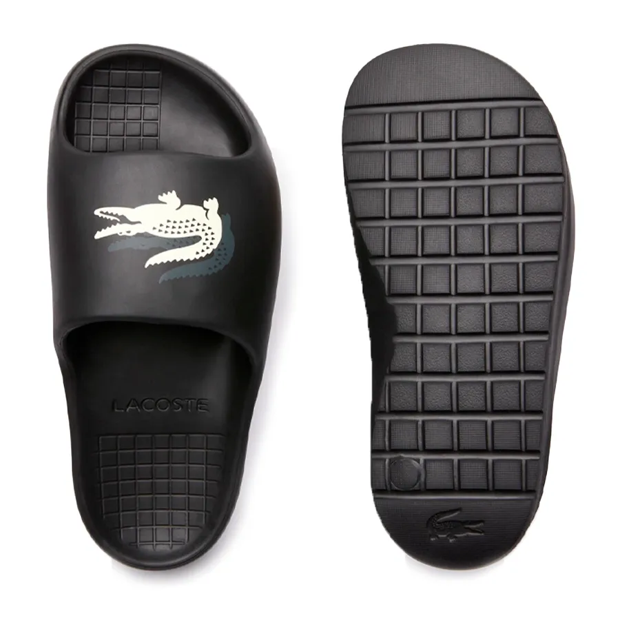 Imagen 2 de 4 de Ojotas Lacoste Serve Slide 2.0-NEGRO/BLANCO