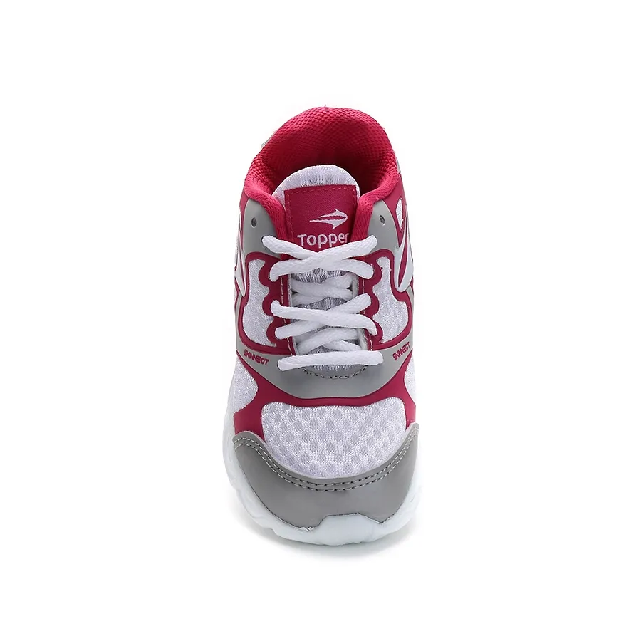 Imagen 1 de 4 de Zapatillas Topper Volt Kids-BLANCO/GRIS/FUCSIA