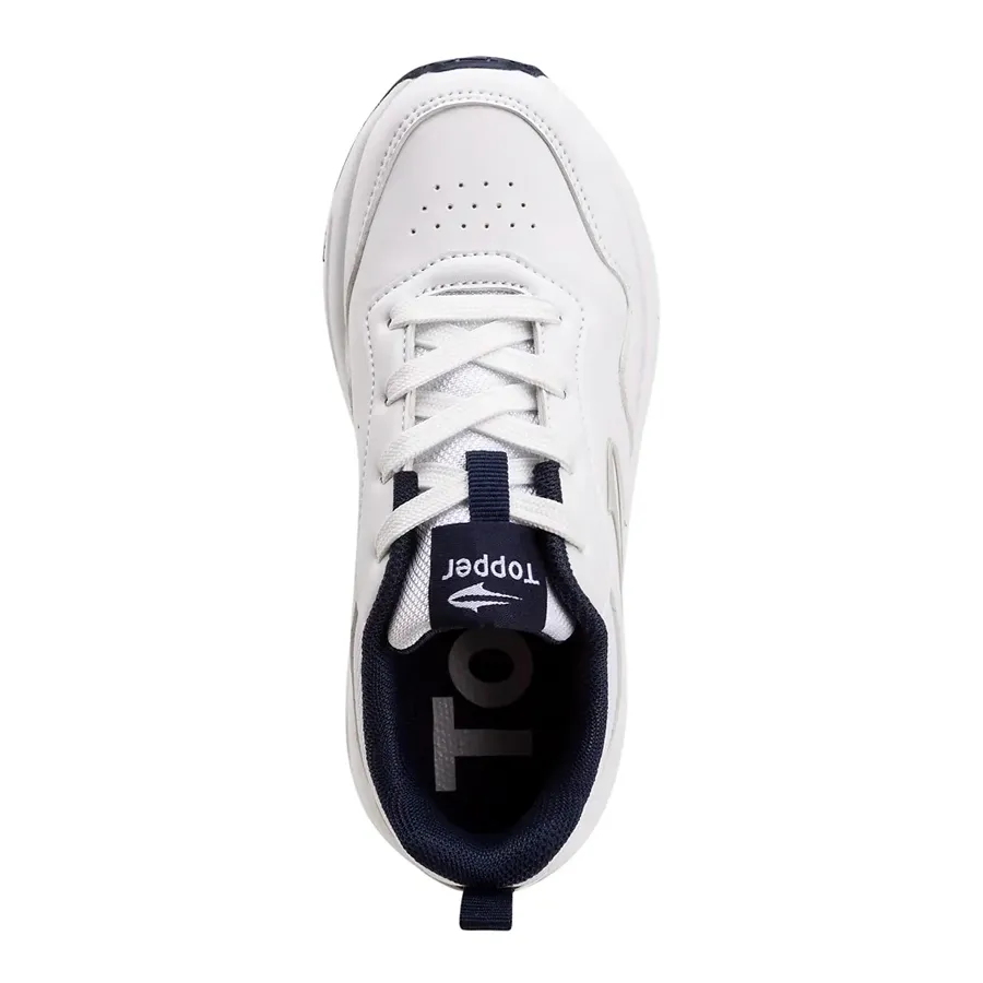 Imagen 4 de 5 de Zapatillas Topper Zurich Iii Kids-BLANCO/MARINO