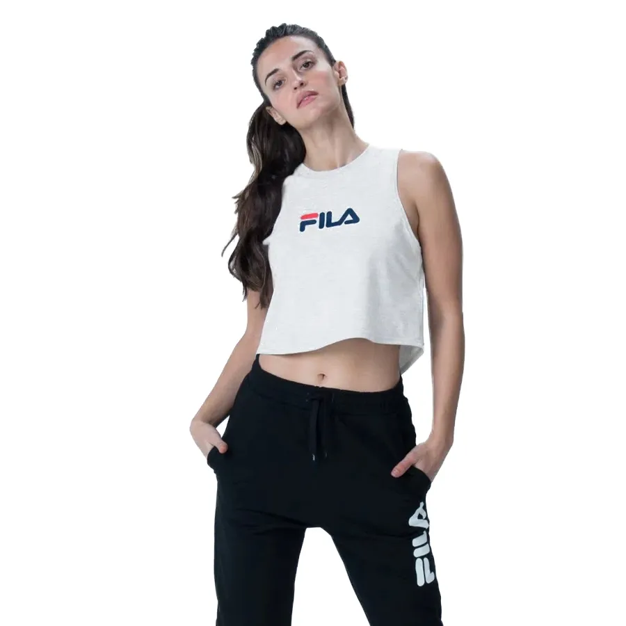 Imagen 1 de 4 de Musculosa Fila Cropped Honey-BLANCO