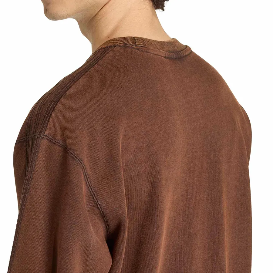 Imagen 4 de 5 de Buzo adidas originals Essentials Retro Washed-MARRON