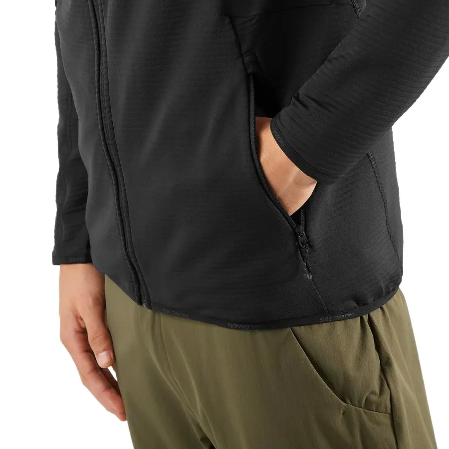 Imagen 6 de 7 de Campera Salomon Essential Lightwarm-NEGRO
