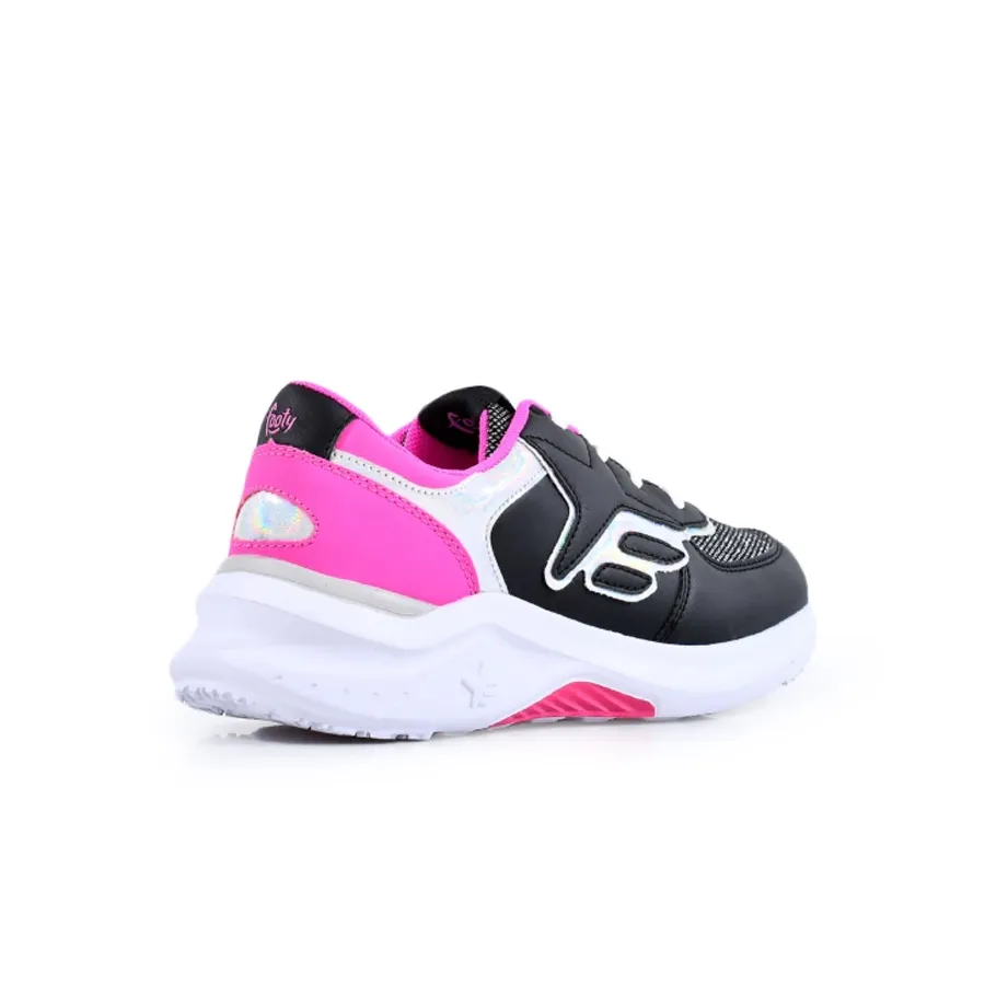 Imagen 2 de 6 de Zapatillas Footy Top-NEGRO/FUCSIA/PLATA