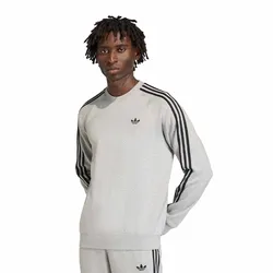 Buzo adidas originals 3 Tiras de Cuello Redondo