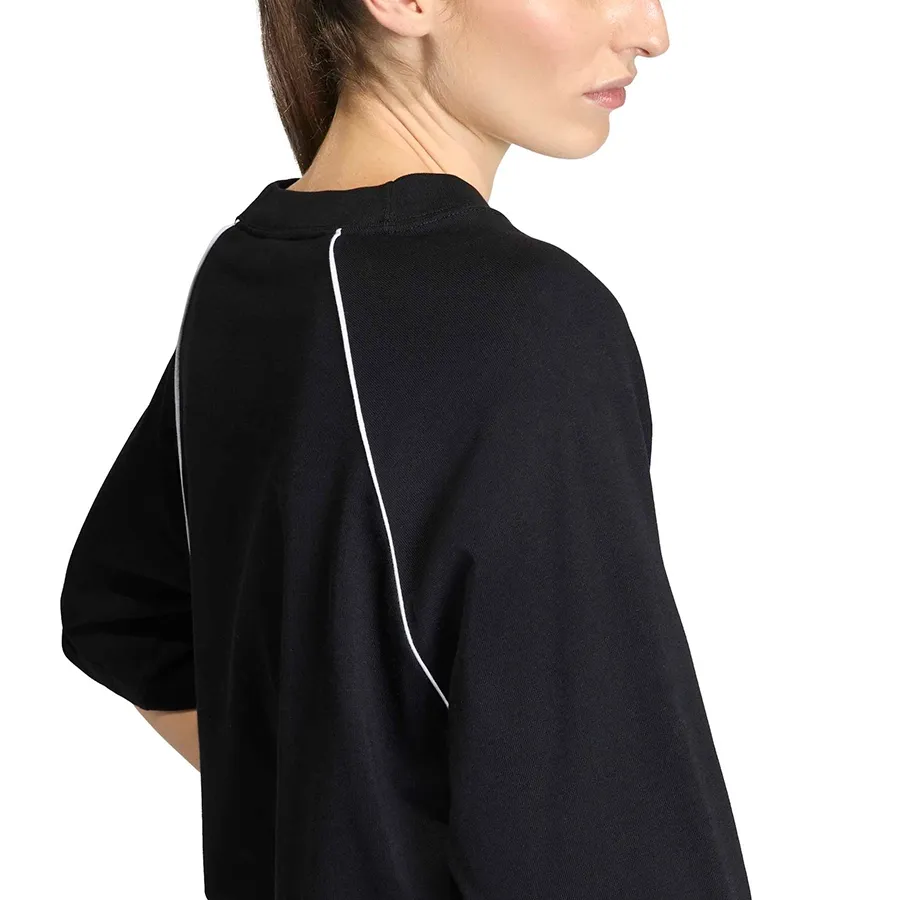 Imagen 4 de 5 de Remera adidas originals Oversize Adilenium-NEGRO/BLANCO