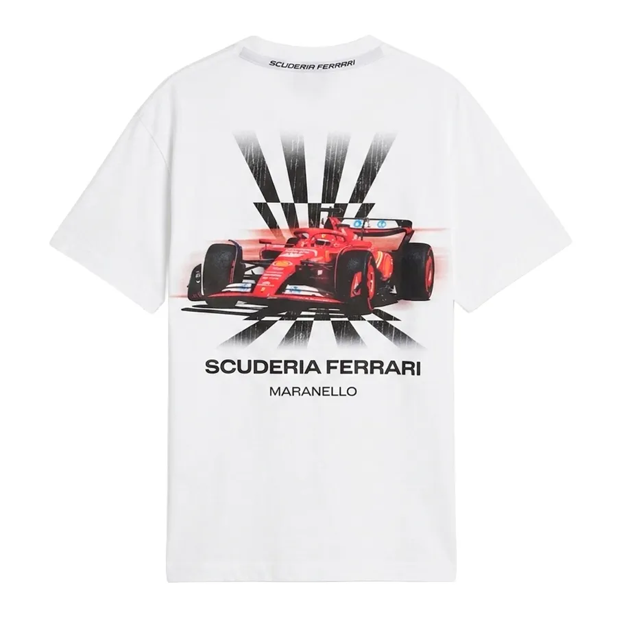 Imagen 2 de 3 de Remera Puma Ferrari Graphic Tee-BLANCO